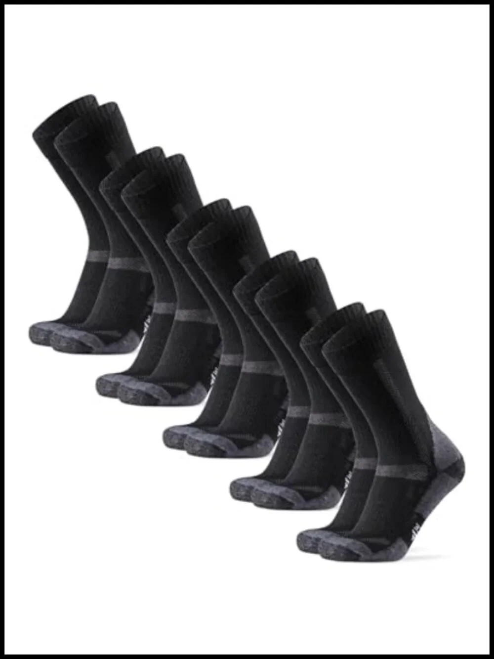 Merino Wool Hiking Socks with Anti-Blister Cushioning for Men and Women